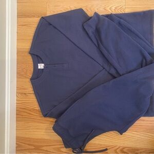 Jasmine & Ginger Women’s Navy Crewneck Sweater & Pants